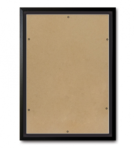 Obrázok pre Rám čierny s čiernou paspartou