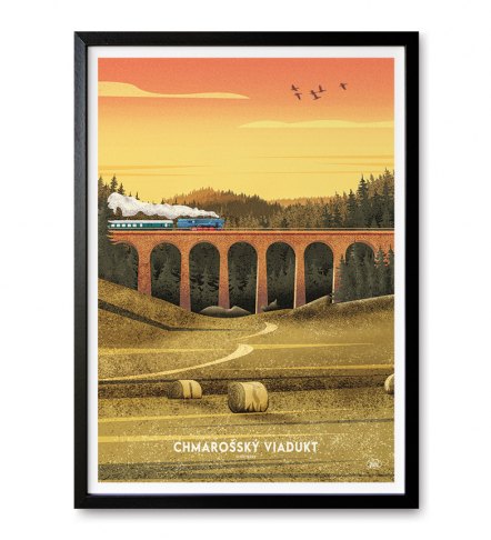 Poster Chmarošský viadukt Obrázok pre Poster Chmarošský viadukt