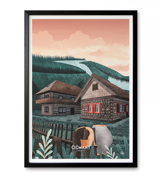 Poster Čičmany Obrázek pro Poster Čičmany