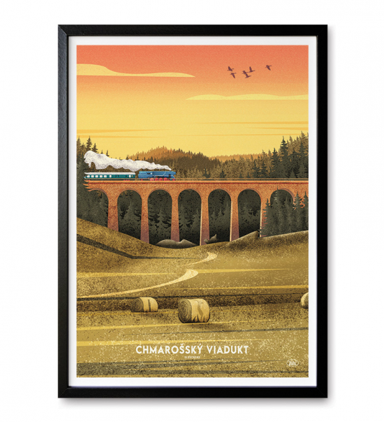 Poster Chmarošský viadukt Obrázek pro Poster Chmarošský viadukt