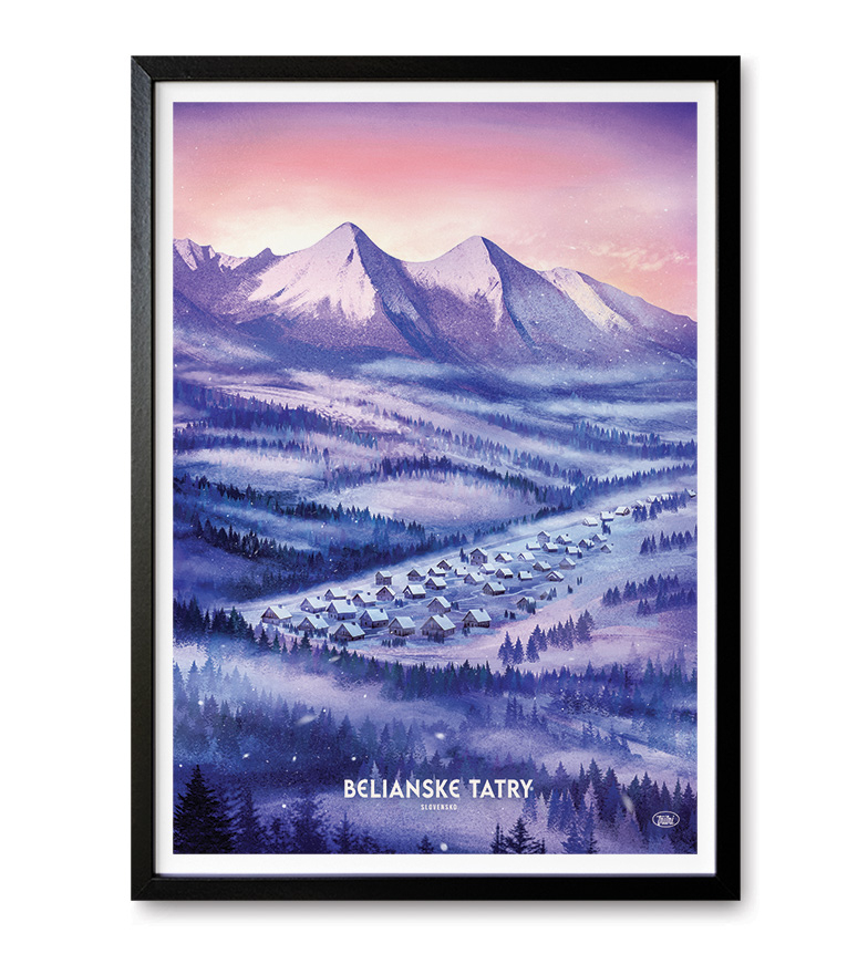 Obrázok pre Poster Belianske Tatry - Ždiar