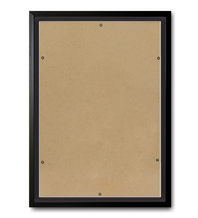 Obrázok pre Rám čierny s čiernou paspartou