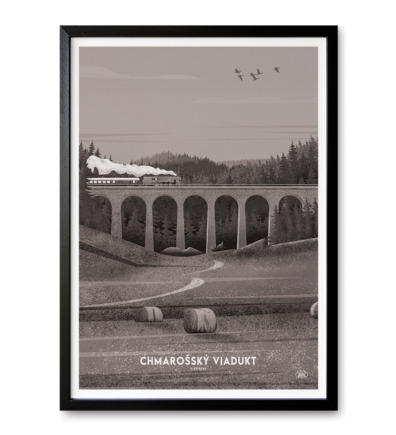 Poster Chmarošský viadukt Obrázok pre Poster Chmarošský viadukt